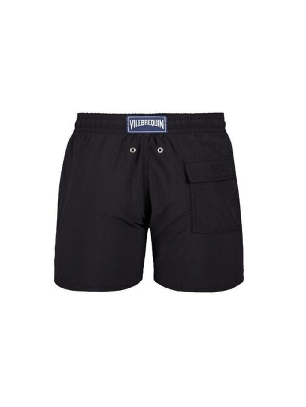Vilebrequin Black Swim Trunks Men Medium Drawstring Lined Beach Pool Shorts